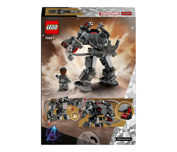 LEGO Marvel Super Heroes 76277 Mechaniczna zbroja War Machine - 1202187 - zdjęcie 7